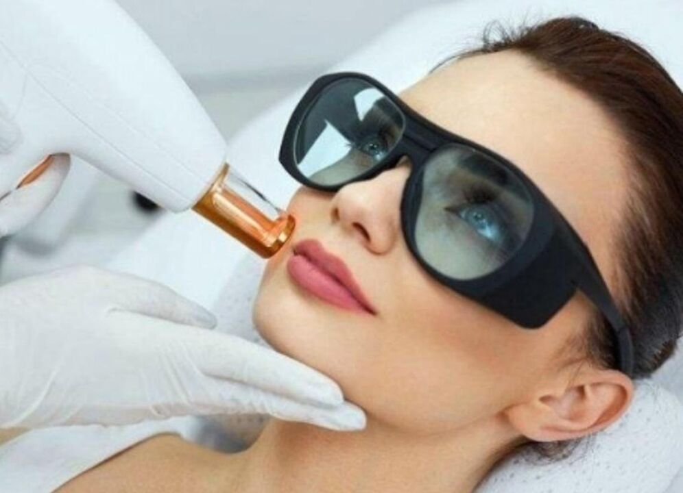 Gesichtsverjüngung der Hauthaut